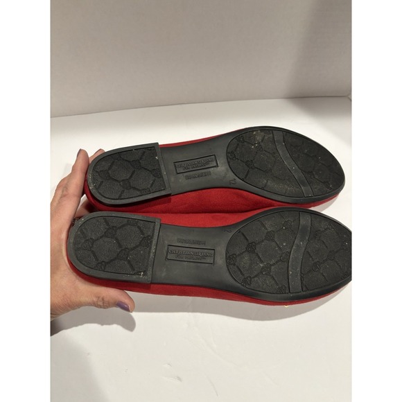 Christian Siriano Payless Burgundy Red Flats Size 12 Womens Or 10.5 Men's - Picture 4 of 4